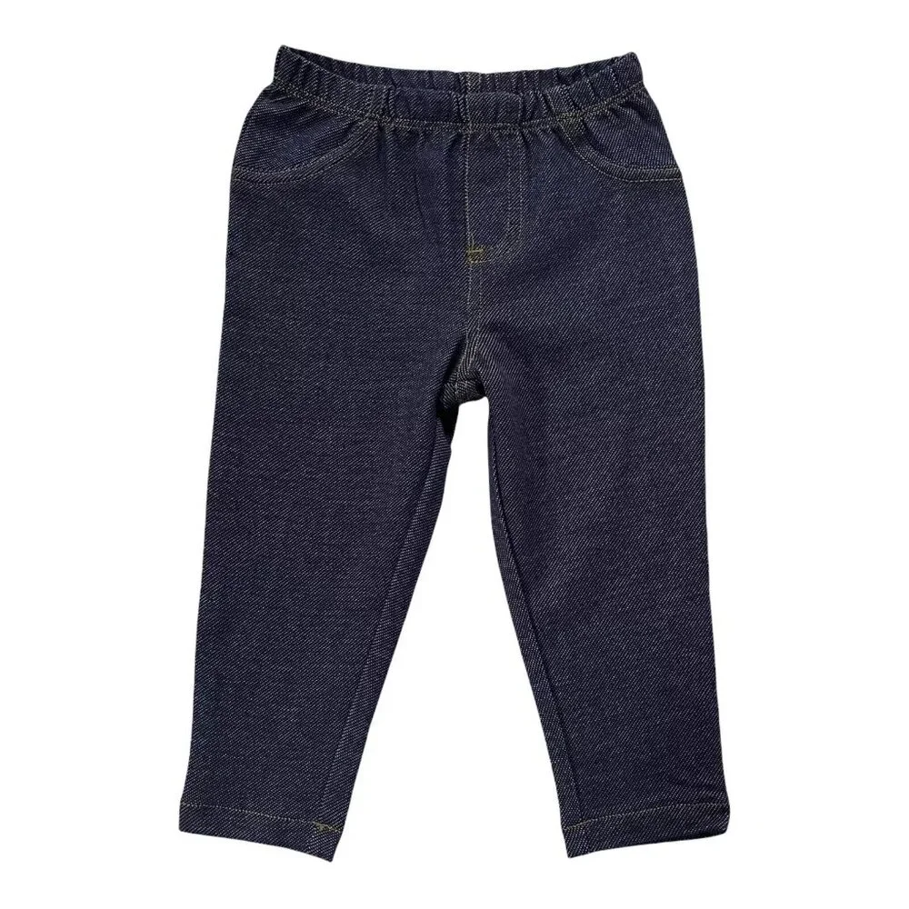 Carters Baby Girl's 2-Piece Pants & Bodysuit Outfit Set 12-24 Month Blue-Multi‎